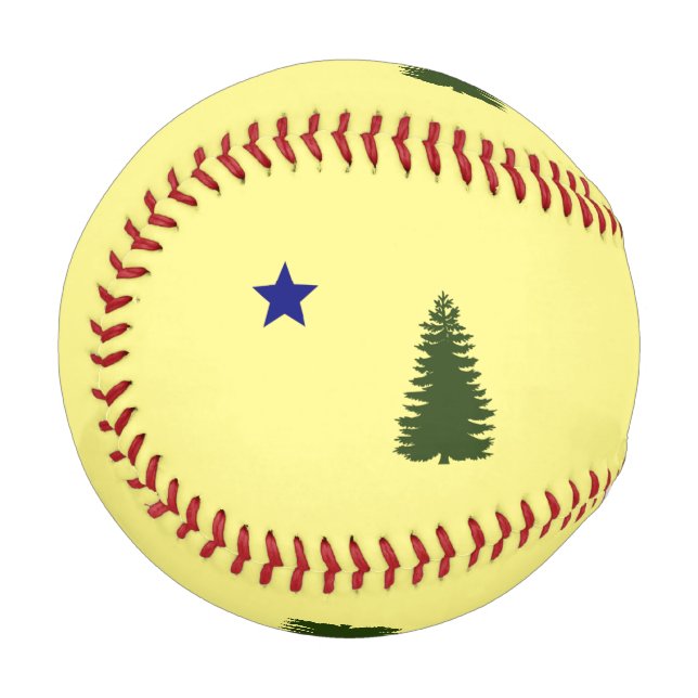 Maine flag(1901) baseball (Front Left)