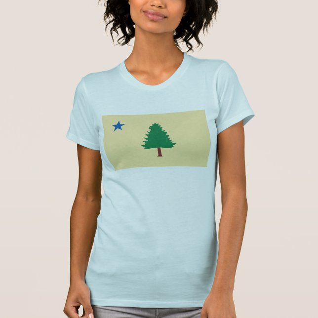Maine Flag (1901) T-shirt (Front)