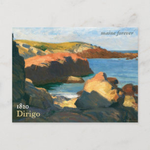 Maine Forever Bicentennial Stamp Postcard (plain)