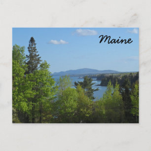 Maine - Frenchman Bay Postcard