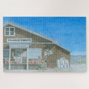 Maine General Store Watercolor 1014 pc Puzzle