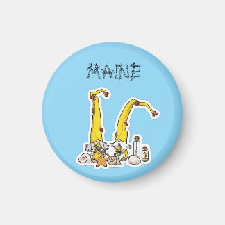 Maine Gnomes Welcome Home Magnet
