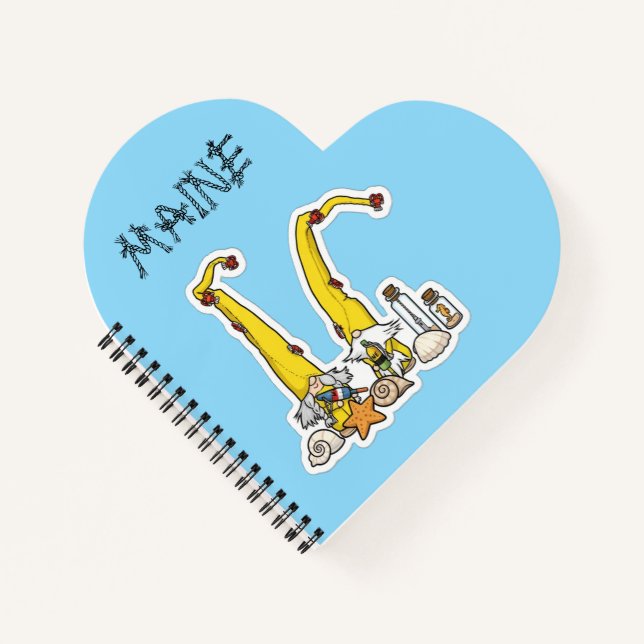 Maine Gnomes Welcome Home  Notebook (Front)