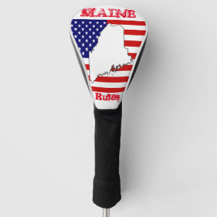MAINE GOLF HEAD COVER