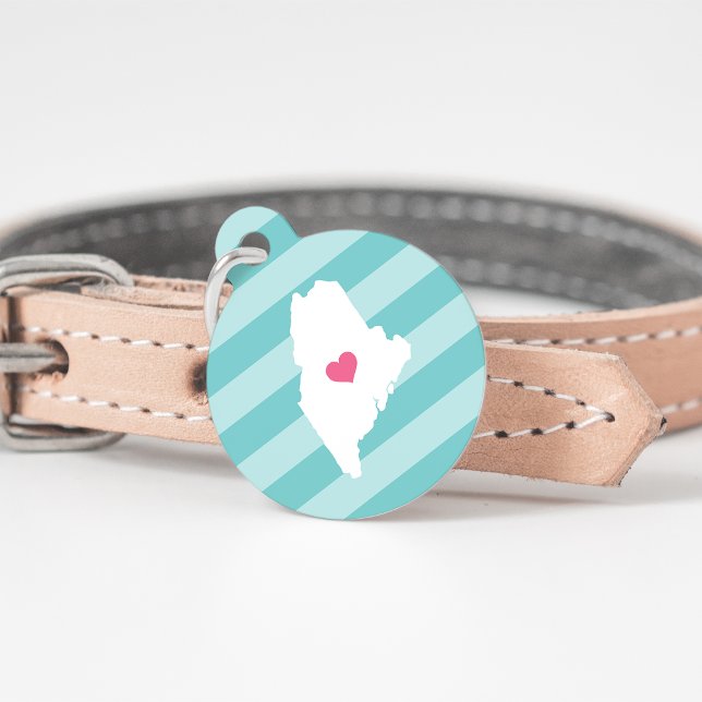 Maine Heart Pet Tag (Creator Uploaded)