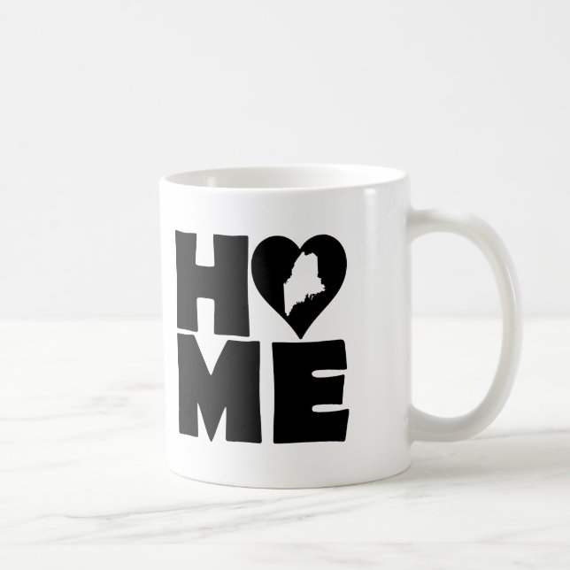 Maine Home Heart State Mug or Travel Mug (Right)