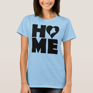Maine Home Heart State Tees T-Shirt