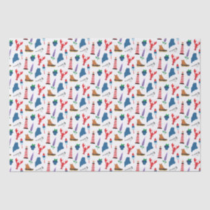 Maine Icons Tissue Paper