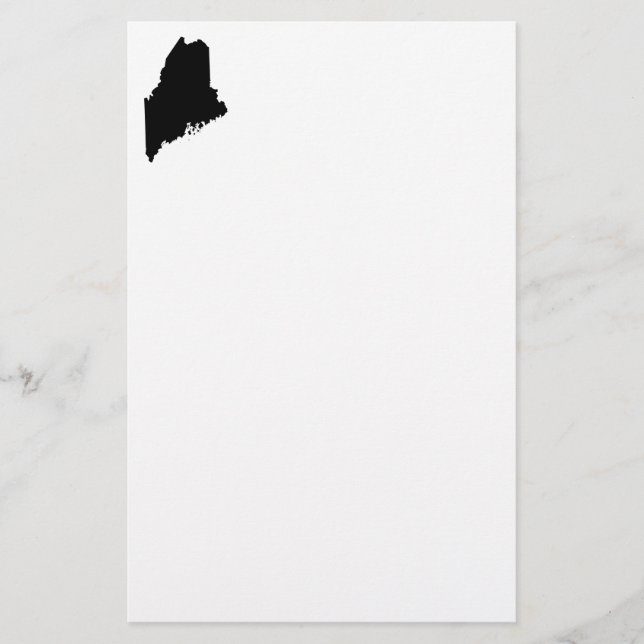 Maine in Black and White Stationery (Front)