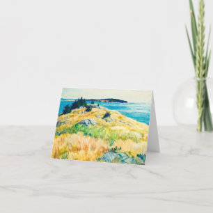 Maine islands by Newell Convers Wyeth Thank You Card