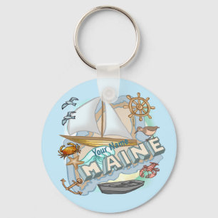 Maine Key Ring