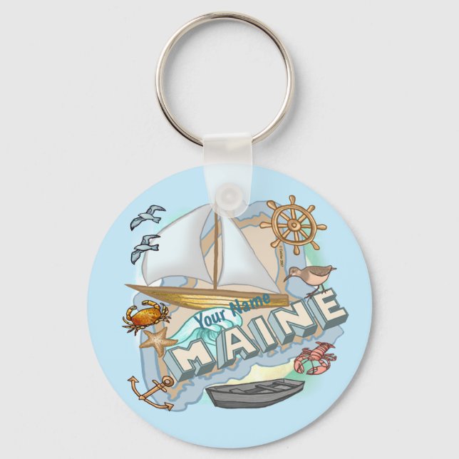 Maine Key Ring (Front)