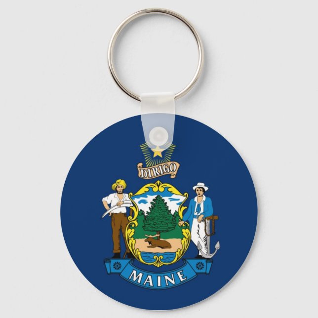 Maine Keychain (Front)