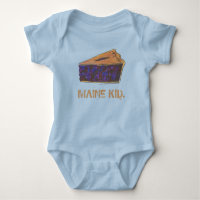 MAINE KID Portland Blueberries Blueberry Pie Slice