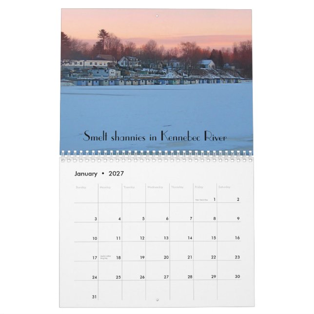 Maine Landscape Calendar 2014 (Jan 2027)