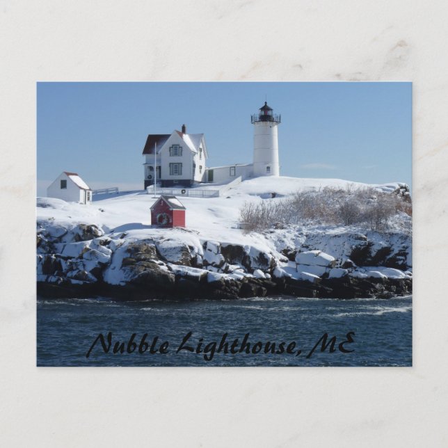 Maine Lighthouse 4 Postcard (Front)