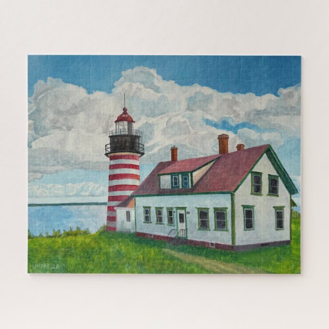 Maine Lighthouse 520pc Puzzle (Horizontal)