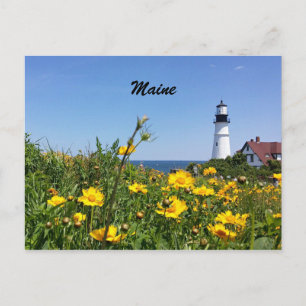 Maine Lighthouse Postcard