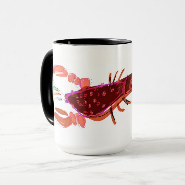 "Maine Lobsta" 15 oz Mug (Front Left)