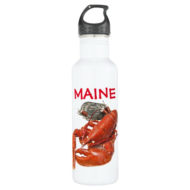 Maine Lobster 710 Ml Water Bottle (Front)