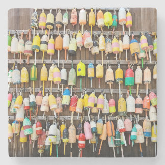 Maine Lobster Buoys Coaster Set