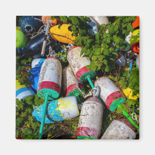 Maine Lobster Buoys Magnet