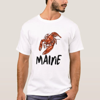 Maine Lobster Coastal Vibes Seafood Pride T-Shirt