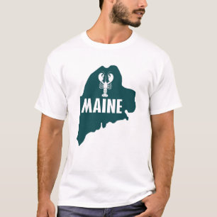 Maine Lobster Coastal Vibes Seafood Pride T-Shirt