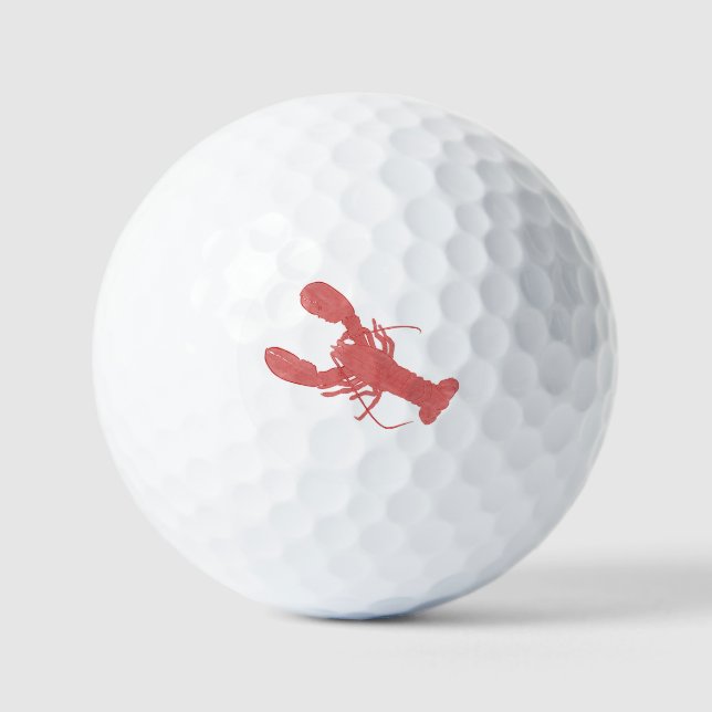 Maine Lobster golf balls  (Front)