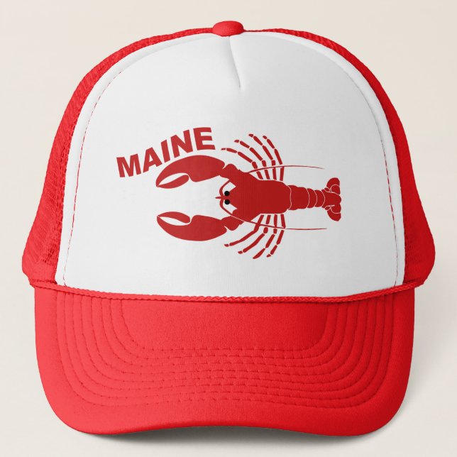 Maine Lobster Lover Trucker Hat (Front)