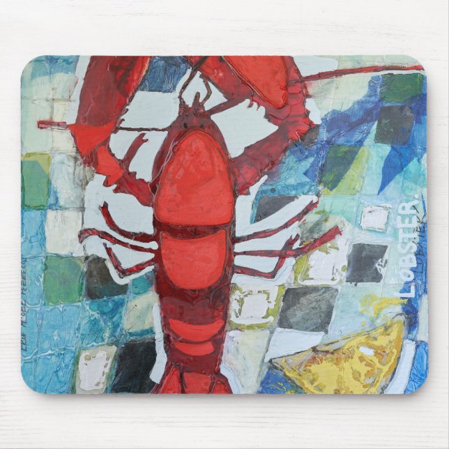 Maine Lobster Mouse Mat (Front)
