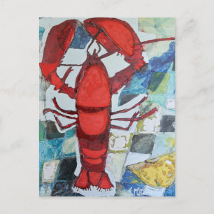 Maine Lobster Postcard