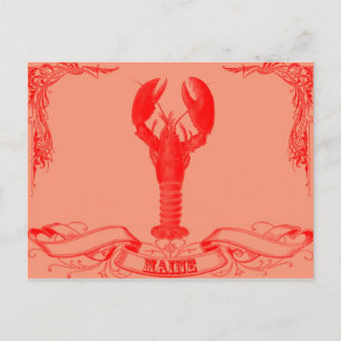 maine lobster postcard