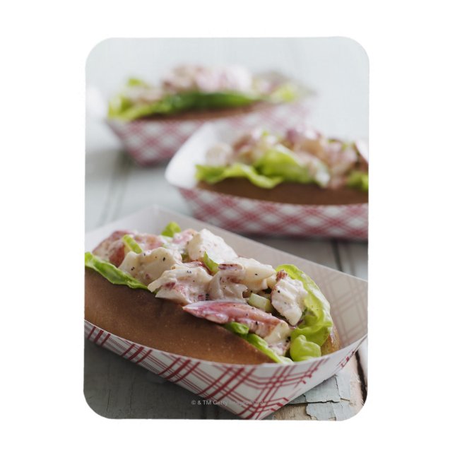 Maine Lobster Roll Magnet (Vertical)