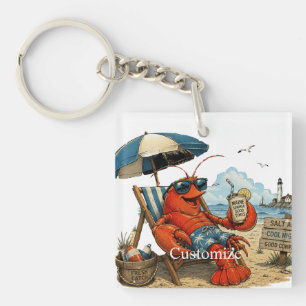 Maine Lobster Summer Fun Thunder_Cove Key Ring