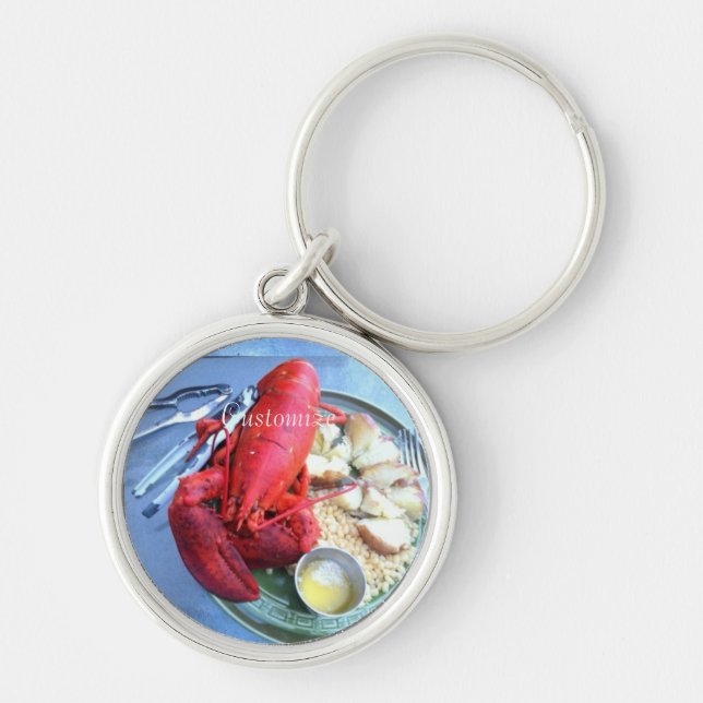 Maine lobster Thunder_Cove Key Ring (Front)