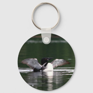 Maine Loon Key Ring