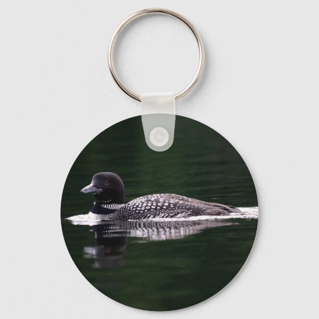 Maine Loon Key Ring (Front)