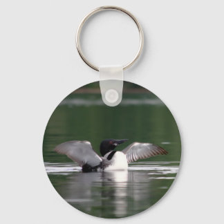 Maine Loon Key Ring
