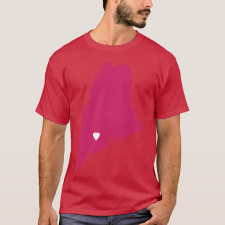 Maine Love in Magenta T-Shirt