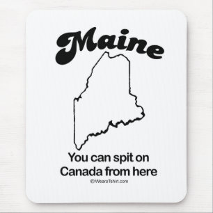 MAINE - "MAINE STATE MOTTO" T-shirts and Gear Mouse Mat