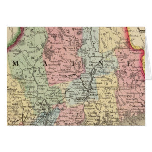 Maine Map by Mitchell
