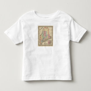 Maine Map by Mitchell Toddler T-Shirt