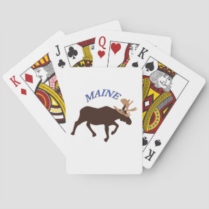Maine Moose Playing Cards