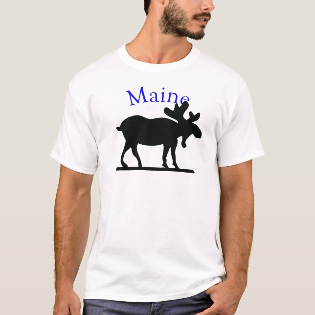 Maine Moose T-Shirt (Front)