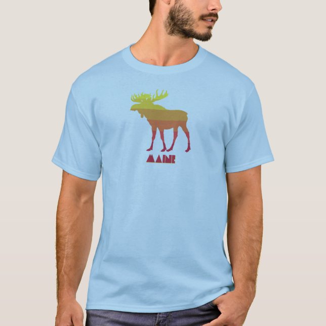 Maine Moose T-Shirt (Front)