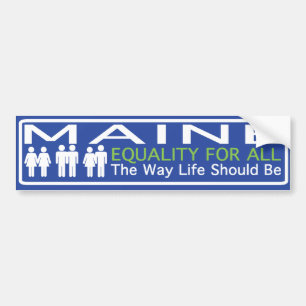 Maine Moving Forward Bumper Sticker