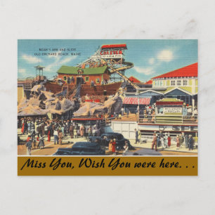 Maine, Noah's Ark, Old Orchard Beach Postcard