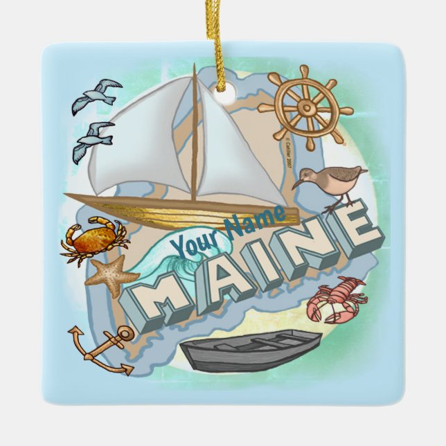 Maine ornament (Front)