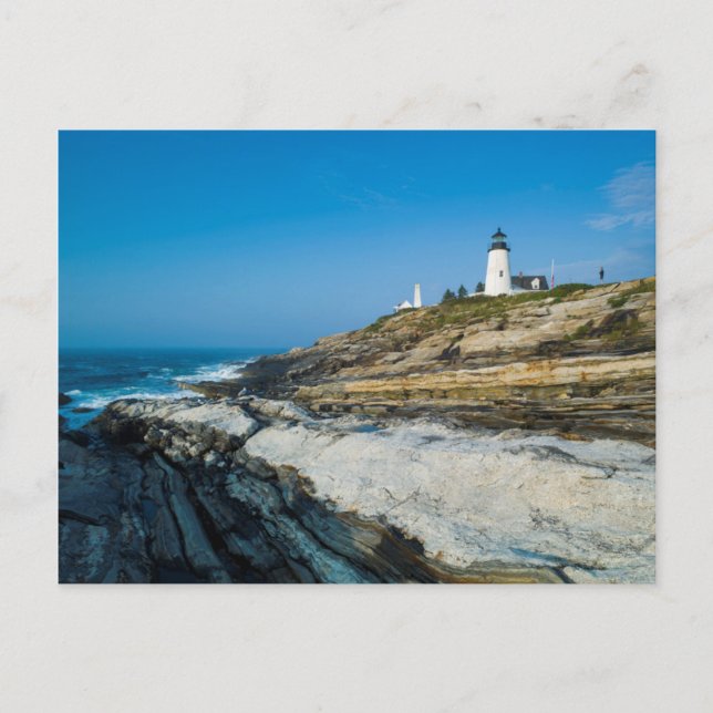 Maine, Pemaquid Point, Pemaquid Point Lighthouse Postcard (Front)